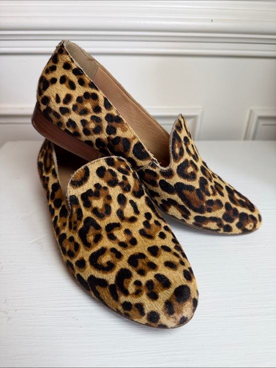 Jack Rogers Shoes - Jack Rogers Audrey Leopard Print Haircalf Loafer Flats Shoes Size 8
